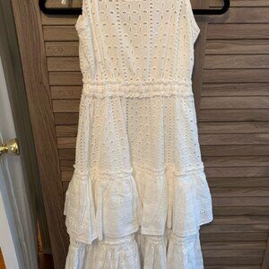 NWT Rachel Antonoff Airy Eyelet Val Midi Dress